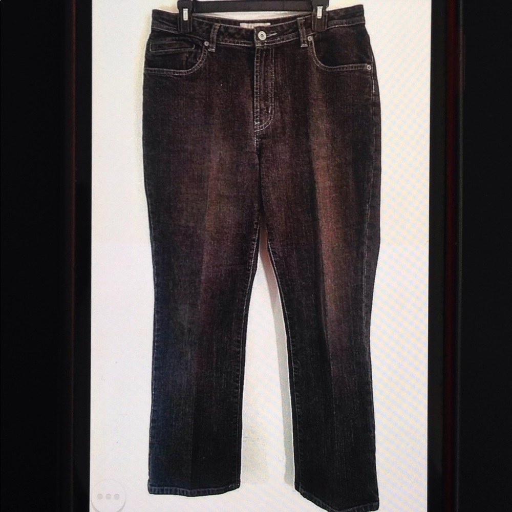 💋Chicos Platinum Straight Leg Denim Marquis Jeans